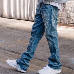 mnml Distressed Painted Denim Jeans SZ 36